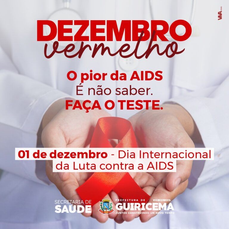 1º DE DEZEMBRO - DIA MUNDIAL DE LUTA CONTRA A AIDS